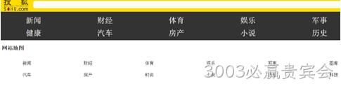 网站导航