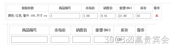 商品规格