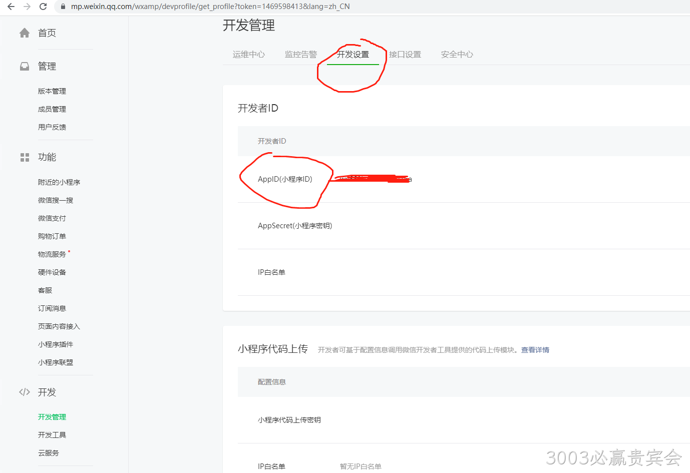 开发设置