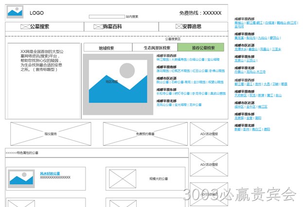 网站原型图